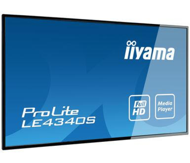 iiyama 43'' LE4340S-B3 Czarny - 1374339 - zdjęcie 3